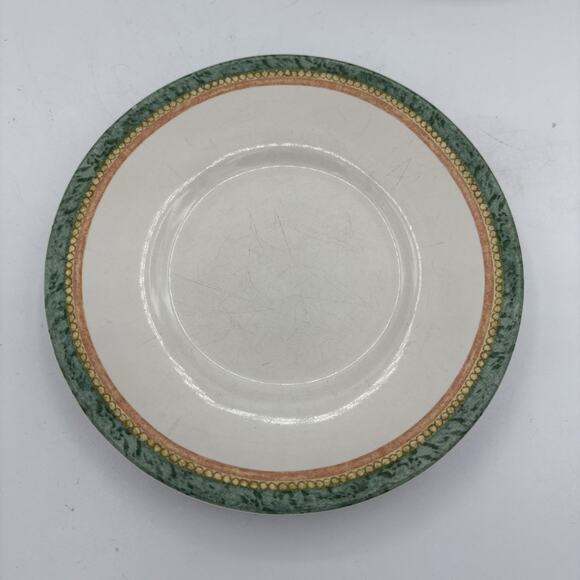 Pfaltzgraff Saucer Plates 6.25" Lot Set of 6 French Quarter Green Bread Dessert - Picture 13 of 16